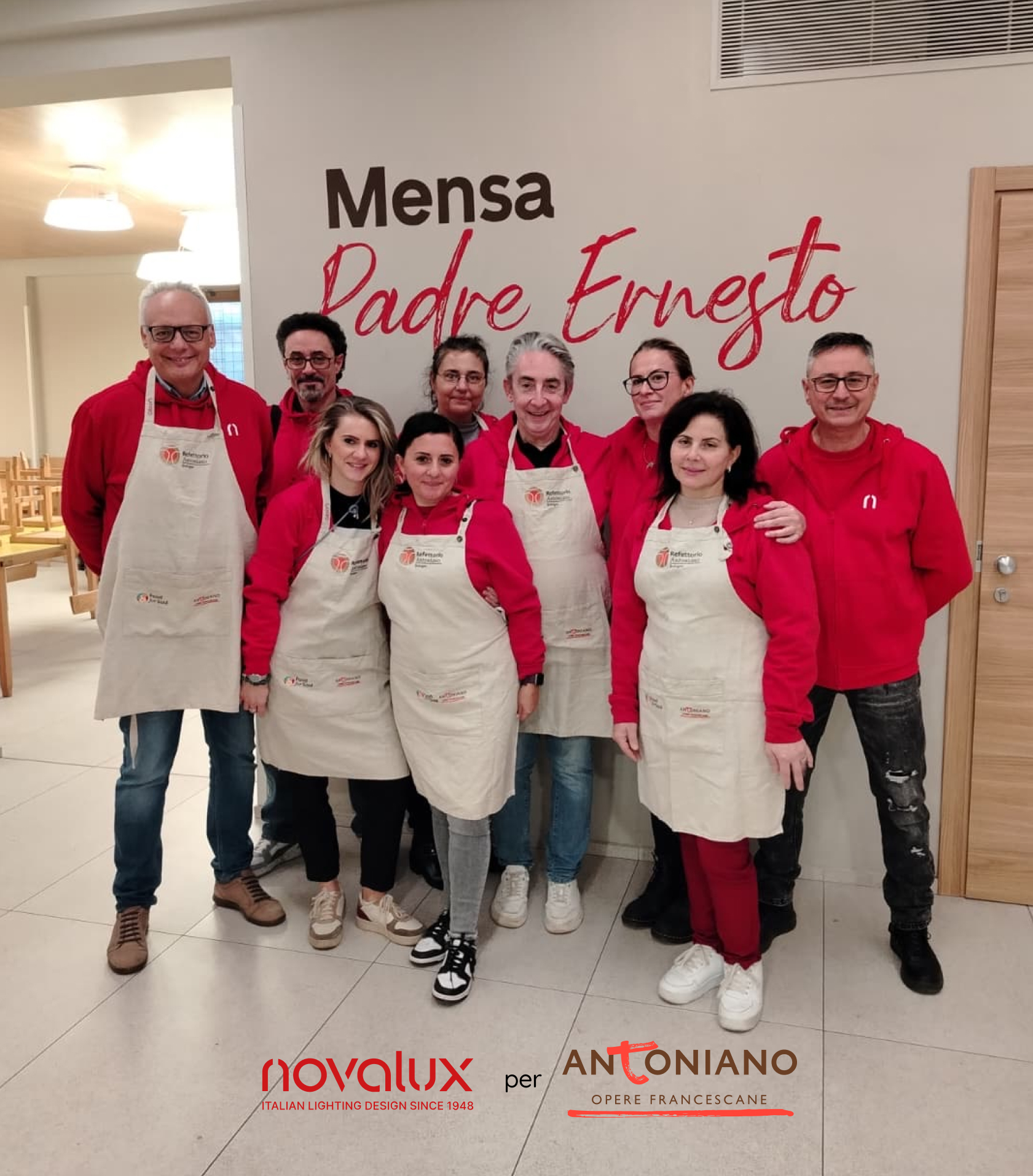 Novalux per Antoniano: quando la luce diventa solidarietà 